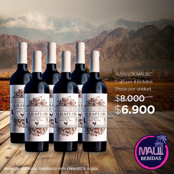 ALBAFLOR MALBEC x 6u