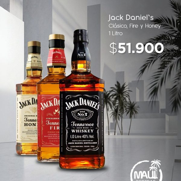 WHISKY JACK DANIEL'S 1 LT