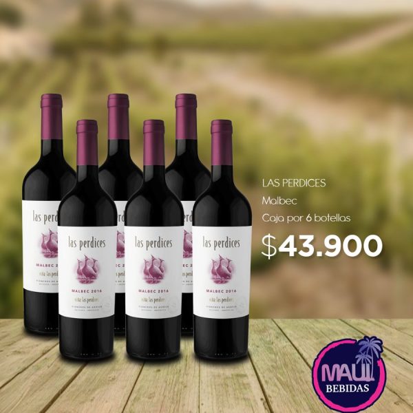 LAS PERDICES MALBEC x 6 U.