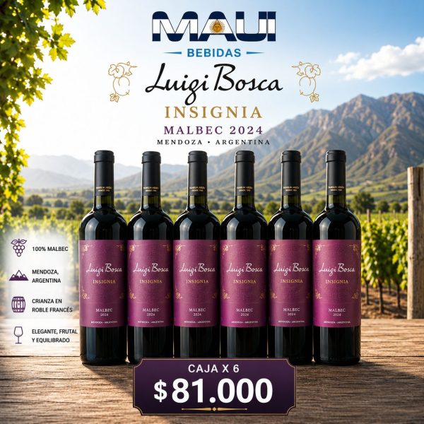 LUIGI BOSCA MALBEC x 6 U.