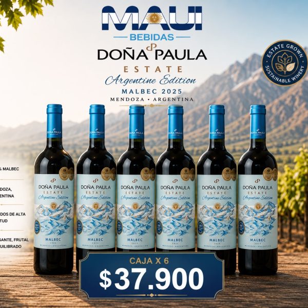 DOÑA PAULA ESTATE MALBEC ED ARGENTINA x 6U.