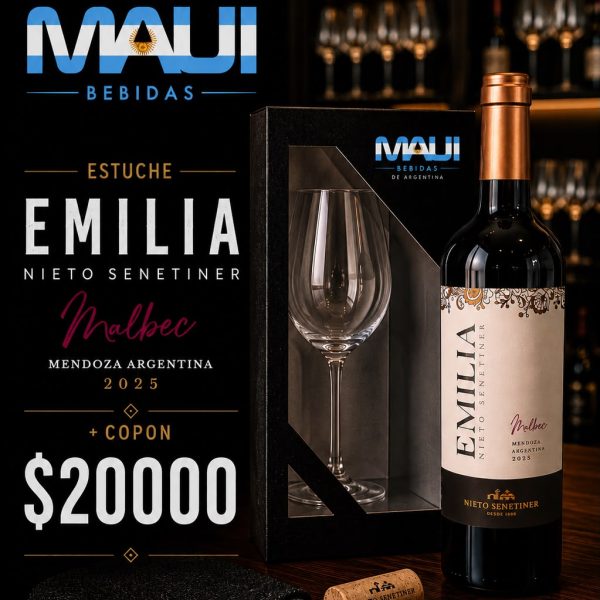ESTUCHE EMILIA MALBEC + COPON