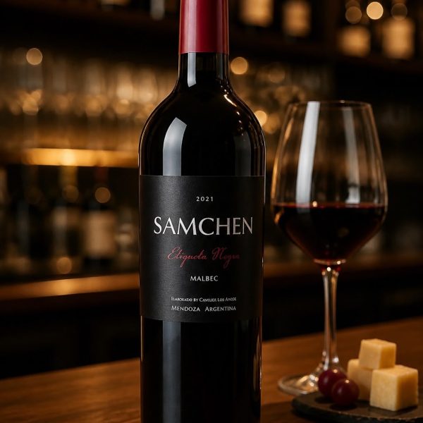CUVELIER DE LOS ANDES SAMCHEN MALBEC ET. NEGRA x 750 CC