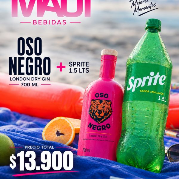 GIN OSO NEGRO PAFF + SPRITE 1.5 LT