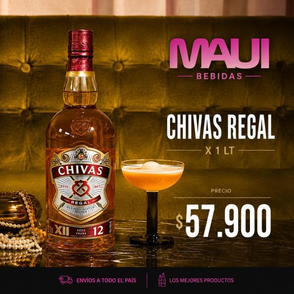 CHIVAS REGAL 12 AÑOS x 1 LT
