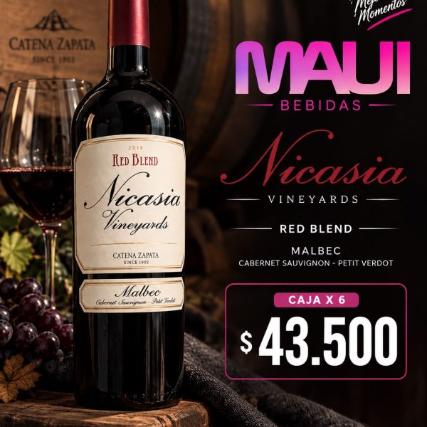 NICASIA MALBEC CAJA x 6