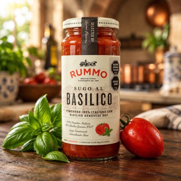SALSA SUGO ALBASILICO x 340 GRS