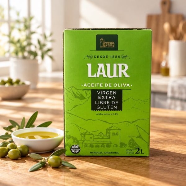 LAUR EXTRA VIRGEN SIN GLUTEN x 2 LT