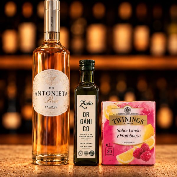 ANTONIETA ROSE + ZUELO ORGANICO 250 CC + TE TWININGS